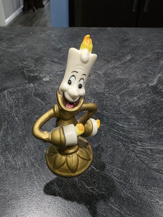 Disney Other - Beauty And The Beast Lumiere Figurine